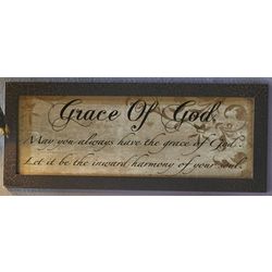 May You Always Have the Grace of God Plaque