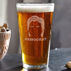 Hair of the Hillary Funny Pint Glass