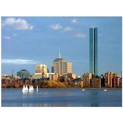 Boston from the Charles River 8x10 Photograph