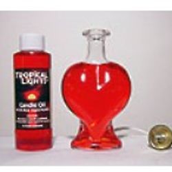 Heart Shaped Oil Candle