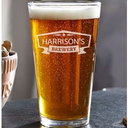 Classic Brewery Personalized Pint Glass