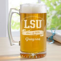 Personalized Graduation Celebration Oversized Beer Mug