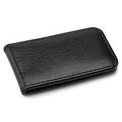 Personalized Classic Leather Magnetic Money Clip