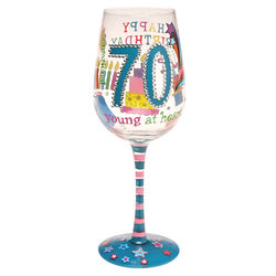 Milestone Birthday Wine Glass