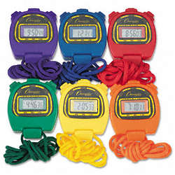 Colorful Water-Resistant Stopwatches