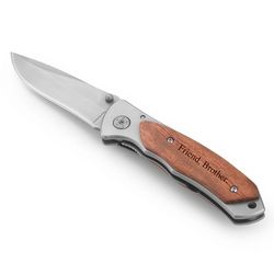 Wood Handle Pocket Knife