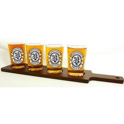 Personalized Latin Tavern Paddle and Glasses