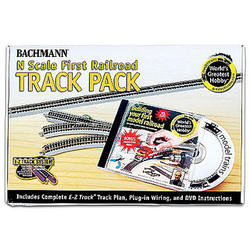 N-Scale 47-Piece 30" First Model Railroad Track Pack