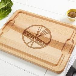 Personalized Family Brand Maple Wood Cutting Board