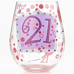 21 Stemless Wine Glass