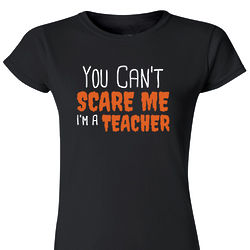 You Can't Scare Me I'm Personalized Halloween T-Shirt