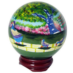 Hand-Painted Boston Duckling Globe