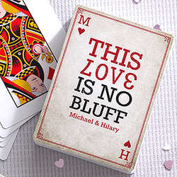 Personalized Romantic Playing Cards