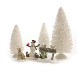 Miniature Fairy Garden Christmas Set