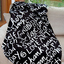 Inspirations Design Double Sided Blanket