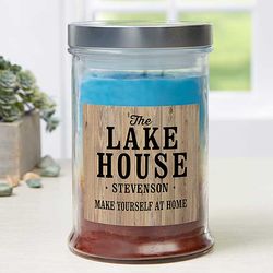Home Away From Home Personalized Candle