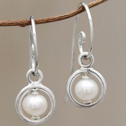 Stability Cultured Pearl Dangle Earrings
