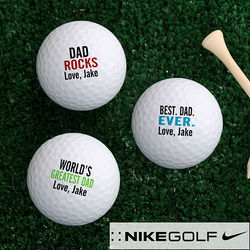 Best Dad Ever Personalized Golf Ball Set