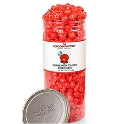 Sweet Cinnamon Popcorn in Clear Canister