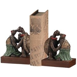 Kissing Turtle Bookends