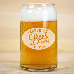 Personalized Any Name Beer Can Glass
