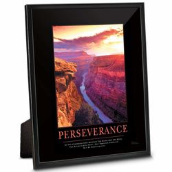 Perseverance Grand Canyon Framed Desktop Print
