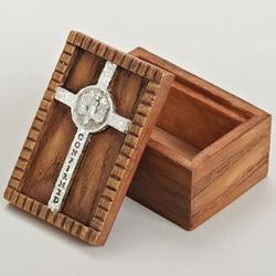 Confirmed In Christ Wood-Look Trinket Box