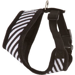 X-Small Stripe Adjustable Pet Dog Walk Harness Vest