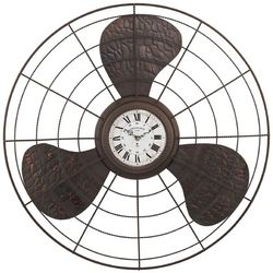 Antique Fan Clock