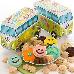 Happy Face Peace Van Cookie Gift Box