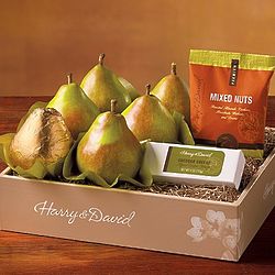 Merry Mix-Up Pears and Snacks Gift Box
