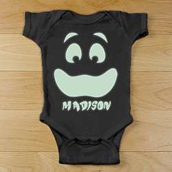 Personalized Glow in the Dark Face Infant Creeper