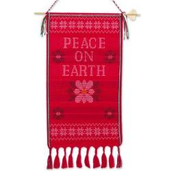 Peace on Earth Cotton Wall Hanging