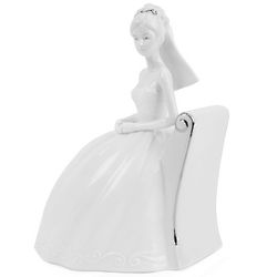 Porcelain Seated Bride Figurine