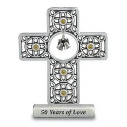 50 Years Of Love Standing Cross