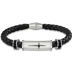 Protection and Strength for My Grandson Men's Sapphire Bracelet