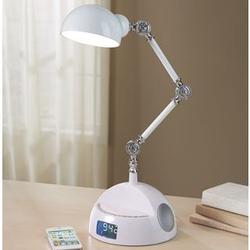 Adjustable Robot Speaker Lamp with Bluetooth and Alarm Clock