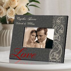 Personalized Passionate Paisley Picture Frame