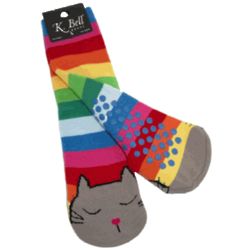 Women's Animal Lover Cat and Dog Slipper Socks Gift Set
