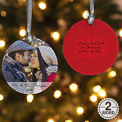 Personalized 2-Sided Photo Ornament