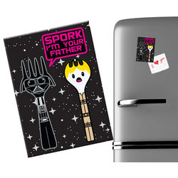 Spork I'm Your Father Refrigerator Magnet