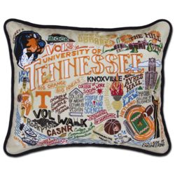 Embroidered University of Tennessee Pillow