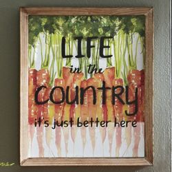 Life in the Country Framed Wall Art