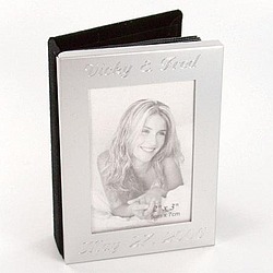 Personalized Mini Silver Photo Album
