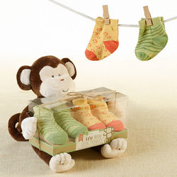 My Little Sock Monkey Plush Plus and Sock Set