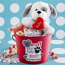 Personalized Puppy Love Bucket