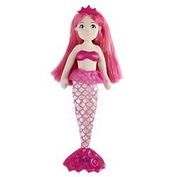 Personalized Pink Sea Sparkles Mermaid Toy