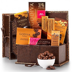 Sweet Sensations Godiva Chocolate Gift Basket