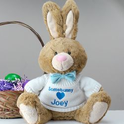 Embroidered Brown Bunny