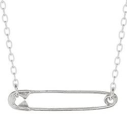 In It Together Safety Pin Necklace
